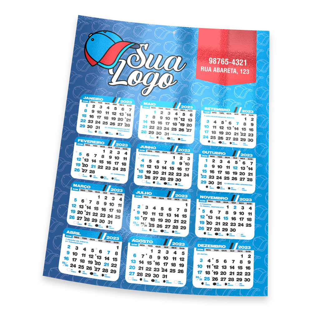 CALENDÁRIOS E FOLHINHAS 2026